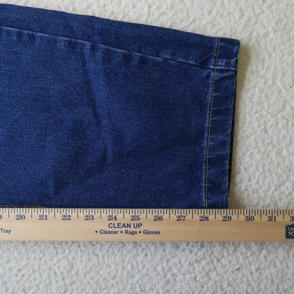 Duke Haband Jeans Mens 32x29 Straight Fit Blue Denim Classic High Rise Stretch
